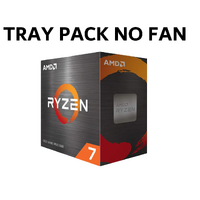 (Clamshell Needed) AMD Ryzen 7 2700X, 'TRAY', 8 Cores AM4 CPU, 4.35GHz 20MB 105W No Fan Clamshell or Ship Install On MB 1YW (AMDCPU) (TRAY-P)