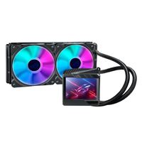 ASUS ROG RYUJIN II 240 ARGB All-In-One Liquid CPU Cooler, 3.5' LCD, 2x ROG 120mm ARGB Radiator Fans