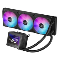 ASUS ROG RYUJIN III 360 ARGB All-In-One Liquid CPU Cooler, 3.5' LCD, 3x ROG 120mm ARGB Radiator Fans