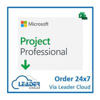 Microsoft ESD - Project Professional 2021 (Available on Leader Cloud, Keys available instantly)