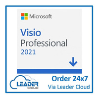Microsoft ESD - Visio Professional 2021 (Available on Leader Cloud, Keys available instantly)