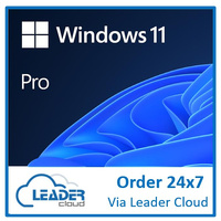 Microsoft ESD Windows 11 Professional (ESD) Electronic License throu CSP - No Refund. (Available through Leader Cloud)