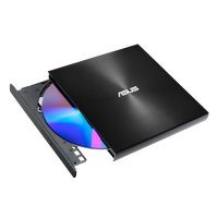 ASUS SDRW-08U8M-U/BLK/G/AS/P2G ZenDrive U8M Ultraslim External DVD Drive & Writer, Black, USB C Interface, For Windows & Mac OS, M-DISC Support