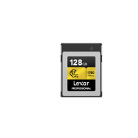 Lexar Professional Cfexpress Type B gold series 128GB – CFexpress Type B 1750MB/s read, 1500MB/s write,minimum sustained write speeds of 1300MB/s1