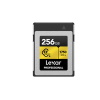 Lexar Professional Cfexpress Type B gold series 256GB – CFexpress Type B 1750MB/s read, 1500MB/s write, minimum sustained write speeds of 1300MB/s1