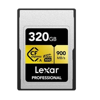 Lexar Professional  CFexpress ™Type  A  card Gold series 320GB -- CFexpress Type A Professional  Gold Series, up to  900MB/s read, 800MB/s write