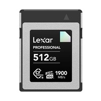 Lexar CFexpress Type B Diamond  Series 512GB CFexpress Type B card Diamond 1900MB/s read, up to 1700MB/s write, VPG400, 8K RA