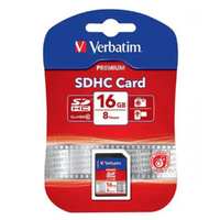 Verbatim SDHC 16GB (Class 10) Up to 45MB/Sec 300X read speed