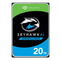 Seagate 20TB 3.5' SkyHawk AI Surveillance SATA 6Gb/s HDD 256MB Cache  