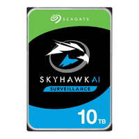 Seagate 10TB 3.5' SkyHawk Surveillance AI, 512E SATA3 6Gb/s 256MB Cache 24x7 HDD ST10000VE001  5 Years Warranty