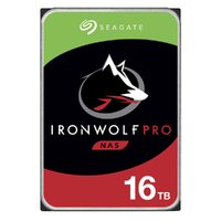 Seagate ST16000NT001 16TB IronWolf Pro 3.5' SATA NAS Hard Drive 7200 RPM 256MB Cache HDD. 5 Years Warranty