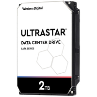 Western Digital WD Ultrastar 2TB 3.5 Enterprise HDD SATA 128MB 7200RPM 512N SE DC HA210 24x7 600MB Buffer 2mil hrs MTBF  HUS722T2TALA604