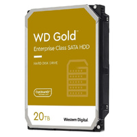 Western Digital Gold 20TB 3.5' Enterprise Class SATA 6 Gb/s HDD 7200 RPM Cache Size 512MB 5-Year Limited Warranty (LS)