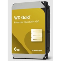 Western Digital Gold 6TB 3.5' Enterprise Class SATA 6 Gb/s HDD 7200 RPM Cache Size  256MB 5-Year Limited Warranty