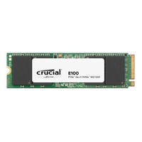 Crucial E100 2TB Gen4 NVMe SSD 5000/4500 MB/s R/W 100TBW 350K/460K IOPS 1M hrs MTTF M.2 2280 PCIe4 3yrs ~Crucial P3 Plus