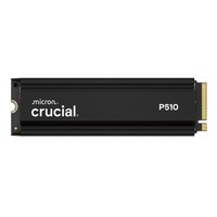 Crucial P510 1TB Gen5 NVMe 2280 M.2 SSD w Heatsink 1100/9500 MB/s R/W 600TBW 1.5M IOPS 1.5M hrs MTTF Full-Drive Encryption 5yrs