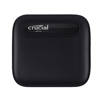 Crucial X6 500GB External Portable SSD 540MB/s USB3.2 USB-C USB3.0 Durable Rugged Shock Vibration Proof for PC MAC PS4 PS5 Xbox One Android iPad Pro