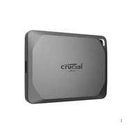 Crucial X9 Pro 4TB External Portable SSD ~1050MB/s USB-C Durable Rugged Shock Drop Water Dust Sand Proof for PC MAC PS5 Xbox Android iPad Pro