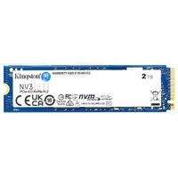 Kingston SNV3S NV3 2TB PCle 4.0x4 NVMe M.2 2280 SSD 6000/5000MB/s 3D HAND compaitible Notebook and SFF 5Y Limited