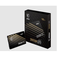 MSI SPATIUM S270 SATA 2.5' 480GB,  PHISON S11, 3D NAND, SATA III 6Gbps, 500MB/s Read, 450 MB/s Write, 250 TBW, 5 Year Warranty