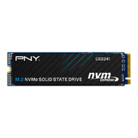 PNY CS2241 500GB NVMe SSD Gen4x4 M.2 4700MB/s 1700MB/s R/W TBW 1.5M hrs MTBF 5yrs wty