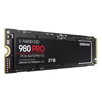 Samsung 980 Pro 2TB Gen4 NVMe SSD 7000MB/s 5100MB/s R/W 1000K/1000K IOPS 1200TBW 1.5M Hrs MTBF for PS5 5yrs Wty