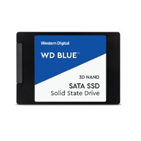 Western Digital WD Blue 250GB 2.5' SATA SSD 560R/525W MB/s 95K/81K IOPS 100TBW 1.75M hrs MTBF 3D NAND 7mm 5yrs Wty