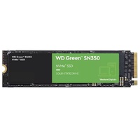 Western Digital WD Green SN350 1TB M.2 NVMe SSD 3200MB/s 2500MB/s R/W 340K/380K IOPS1M hr MTTF 3yrs wty