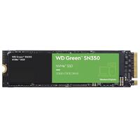 Western Digital WD Green SN350 480GB M.2 NVMe SSD 2400MB/s 1650MB/s R/W 60TBW 250K/170K IOPS 1M hrs MTTF 3yrs wty