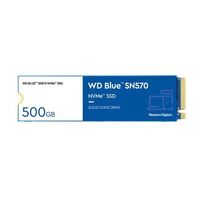 Western Digital WD Blue SN570 500GB NVMe SSD 3500MB/s 2300MB/s R/W 300TBW 360K/3900K IOPS M.2 1.5M hrs MTBF 5yrs