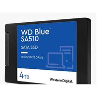 Western Digital WD Blue 4TB 2.5' SATA SSD 560R/530W MB/s 95K/82K IOPS 600TBW 1.75M hrs MTBF 3D NAND 7mm 5yrs Wty