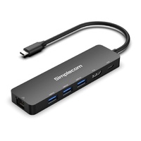 Simplecom CHT560 USB-C SuperSpeed 6-in-1 Multiport Docking Station HDMI 2.0