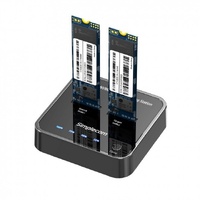 (LS) Simplecom SD550 USB 3.2 Gen2 to Dual Bay NVMe M.2 SSD Docking Station Duplicator Offline Clone (LS> SD550v2)