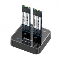 Simplecom SD550 USB 3.2 Gen2 to Dual Bay NVMe M.2 SSD Docking Station Duplicator Offline Clone(EOL)