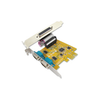 Sunix MIO6479A PCIE 2-port Serial RS-232 & 1-port Parallel IEEE1284 Card, Compatible with PCI Express x1, x2, x4, x8 and x16 lanei