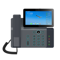 Fanvil V67 Enterprise IP Phone, 7' Touch Screen, 5mp Camera, Andriod 9.0, Built in Wifi, BT, Wall Mountable, Upto 116 DSS Keys, 20 Lines, 2 Year WTY