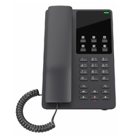 Grandstream GHP621W Desktop Hotel Phone, Built-in WiFi, Black, 2 SIP Accounts, 2 Lines, 3-way Audio Conferencing, Hearing Aid Compatibility (HAC)