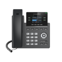 Grandstream GRP2612W 4 Line IP Phone, 2 SIP Accounts, 320x240 Colour Screen, HD Audio, Inbuilt WiFi, Includes PSU