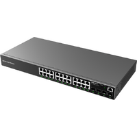 Grandstream GWN7803P Enterprise Layer 2+ Managed Network Switch - 24 Ethernet Ports, 4 SFP Ports, PoE
