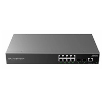 Grandstream IPG-GWN7811 Layer 3 network switch with 8 RJ45 Gigabit Ethernet ports for copper plus two 10 Gigabit SFP+ ports for fiber