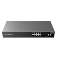 Grandstream IPG-GWN7811 Layer 3 network switch with 8 RJ45 Gigabit Ethernet ports for copper plus two 10 Gigabit SFP+ ports for fiber