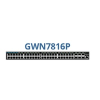 Grandstream GWN7816P Enterprise Layer 3 Managed PoE Network Switch, 48 x GigE (40 x PoE+, 8 x PoE++), 6 x SFP+