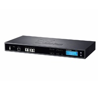 Grandstream UCM6510 IP PBX Appliance with NAT Router, 50 SIP Trunk Accounts and 200 Concurrent Calls, 2x RJ11 PSTN Line FXO Ports - Network Interface