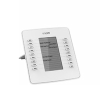 SNOM D7W Expansion Module USB for D785, D765, D745, D735, D725, D717 & D715, White, 18 Freely Programmable, Coloured LED Buttons