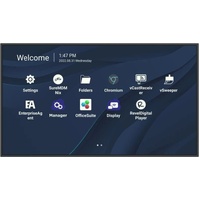 ViewSonic CDE4330 43' 4K Presentation Display Wireless presentation, ​Single USB-C cable for 65W, 24/7 video playback, Remote device management, ProAV