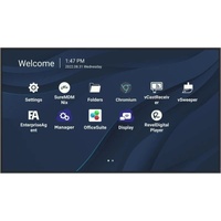 ViewSonic CDE7530 75' 4K Presentation Display, Wireless presentation Single USB-C cable 24/7 video playback Remote management ProAV Portrait display