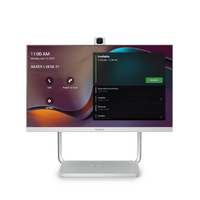 Yealink A24 DeskVision 24' Teams Display For Personal Collaboration, 24' Touch Display, 4K Camera, Built In Speakers, Works As Second Display