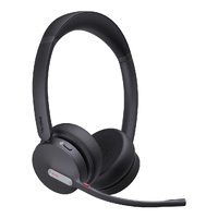 Yealink BH70 Bluetooth Wireless Stereo Headset UC, BT51 C Dongle with A Adapter, 3-Mic Noise Cancellation, 35 Hours Talk Time, RMA ONLY