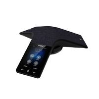 Yealink CP935W Wireless Wi-Fi Touch-Sensitive Conference Phone, 6-Microphone Array, 360° Voice Pickup, Wi-Fi Mode Support, Rechargeable Battery,BYOD