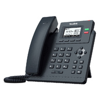Yealink T31P 2 Line IP phone Entry-level, 132x64 LCD, PoE. No Power Adapter included, Zoom, HD Voice, 5-Way Local Conference, Unified Firmware